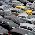 epa01943893 Cars are ready for shipping at the factory of German carmaker Opel in Bochum, Germany, 24 November 2009. Nick Reilly, head of Opel's parent group General Motors (GM) Europe stated to maintain Opel's Bochum plant. GM is going to inform employee representatives about the recapitalisation plan for Opel on 25 November.  EPA/BERND THISSEN